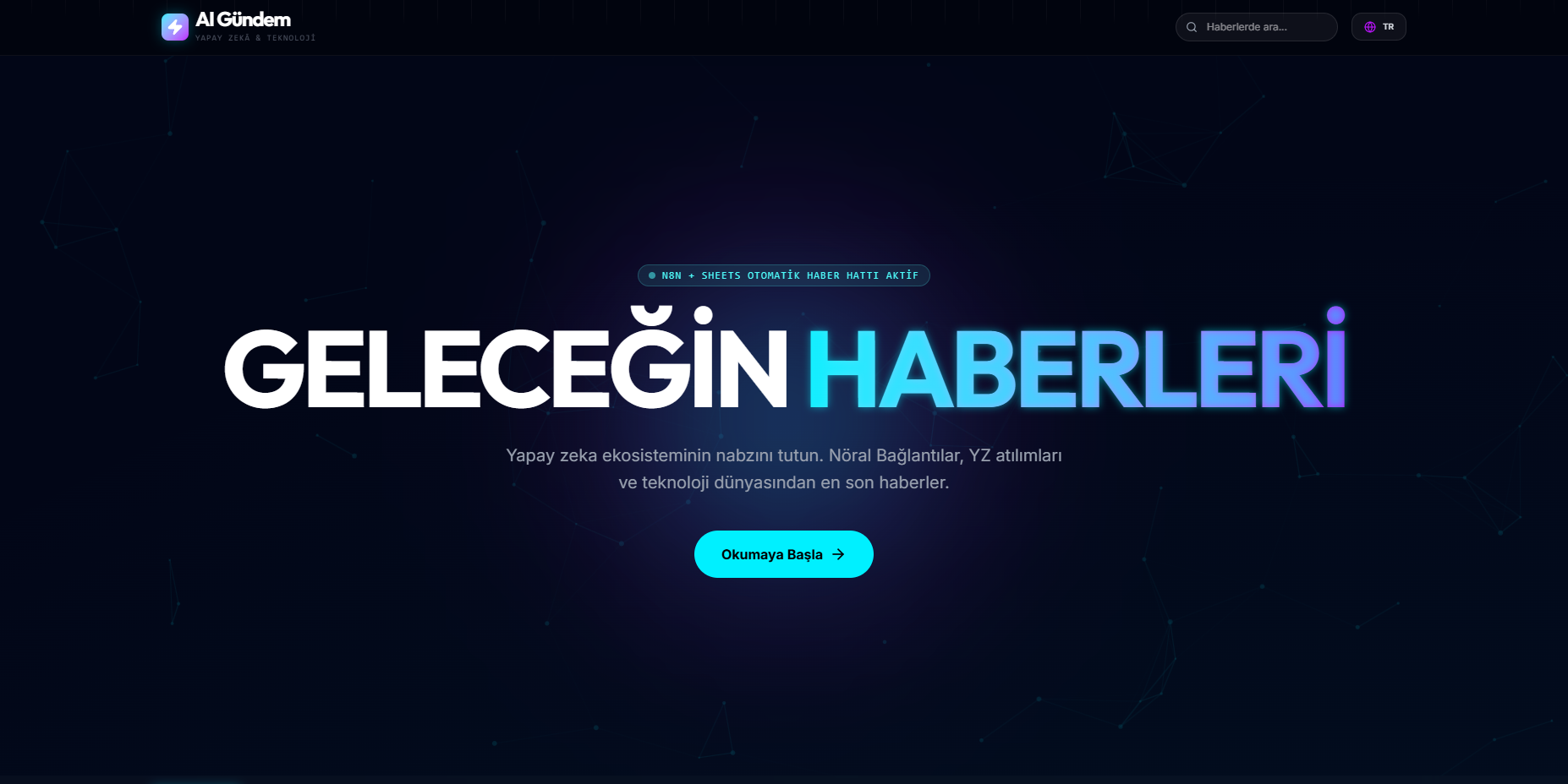 AI News Hub projesi kapağı